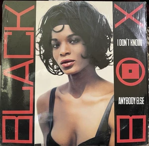 BLACK BOX ~ I DON'T KNOW ANYBODY ELSE ~ 12" SINGLE 1990 ~ VG+/EX - Foto 1 di 4
