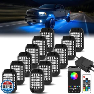 12 Pod 36 LED RGB Luci Rock Compatibile con Camion 12V Jeep UTV SUV ATV B - Foto 1 di 5