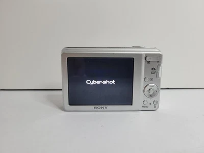 Sony Cyber-shot DSC-S2100 12.1MP Digital Camera Silver - CRASH ON POWER UP READ! - Image 1 of 4