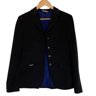 Chaqueta Blazer Pikeur Mujer Negra Show Talla 80 EE. UU. 12L Equitación Caballo Foto 1 de 4