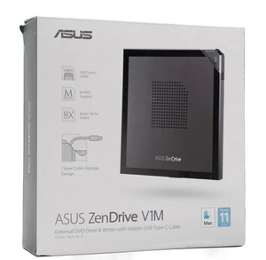 ASUS ZenDrive V1M externes DVD-Laufwerk und Brenner mit integriertem Kabelspeicher - Bild 1 von 12
