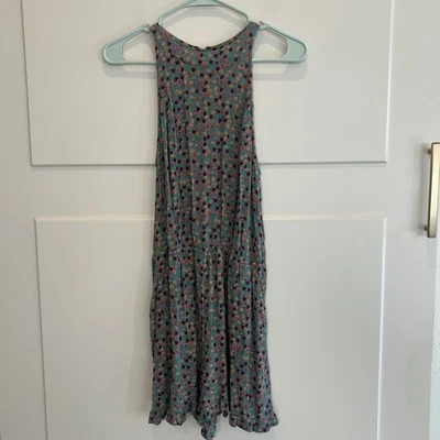 Женский комбинезон Mossimo Supply Co. с зеленым цветочным узором без рукавов маленький богемный садовый женский - Изображение 1 из 4