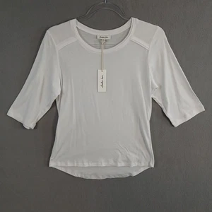 Blusa para mujer Another Love manga corta talla S blanca - Imagen 1 de 12