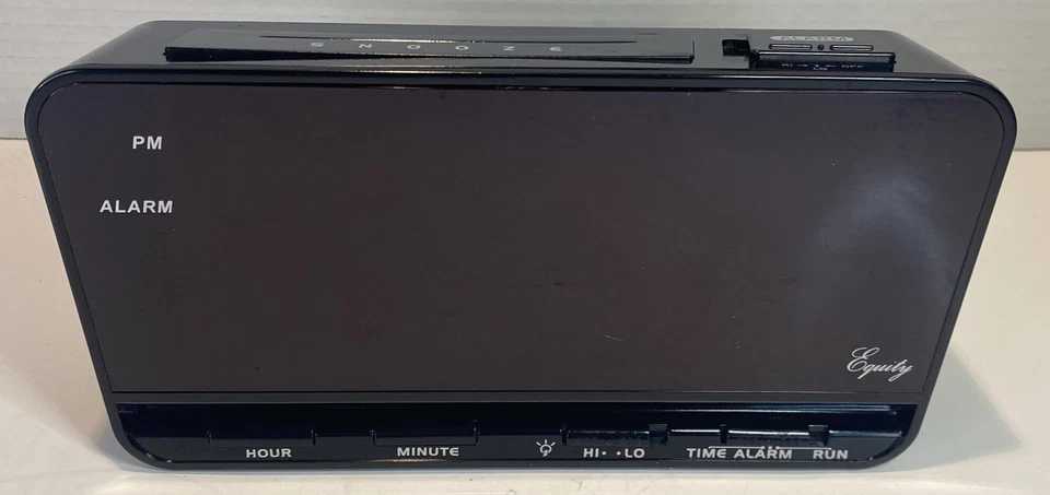 Vintage Equity Alarm Clock LED Digital BIG NUMBERS-TESTED WORKS Model 30402 - Image 1 of 4