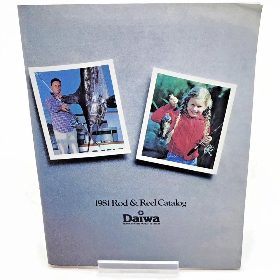 Guía de publicidad catálogo de aparejos de pesca Daiwa Rod Reel 1981 vintage Foto 1 de 3