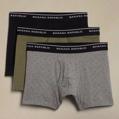 NWT BANANA REPUBLIC MEN’S BOXER BRIEFS (3 PACK) | Size M (Medium) | $60 - Image 1 of 4