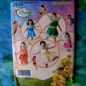 Disfraz Simplicity 2559 Disney Hada Ala Niño Pequeño PATRÓN COSTURA 1/2-4 - Imagen 1 de 2