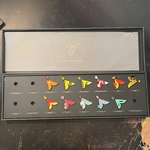 11x Promotional ByteDance Anniversary Badges Pins Lot In Collectors Box Case Pin - Picture 1 of 10