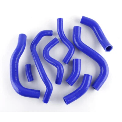 For HONDA CBR1000RR  CBR 1000RR 2008-2013 Blue Silicone Radiator Coolant Hose - Image 1 of 4