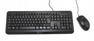 Klawiatura MEDIARANGE z myszką zestaw QWERTZ - czarna - Zdjęcie 1 z 2