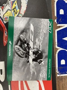 2017 HONDA CRF230F OWNERS MANUAL - Picture 1 of 2