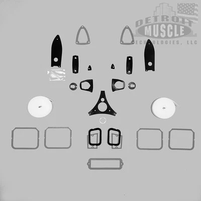 DMT MOPAR B Body 64 Dodge 330 440 Exterior Paint Gasket Kit Set Seals Taillight Foto 1 de 2