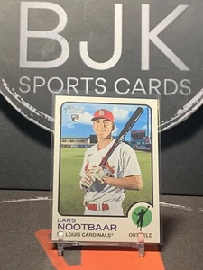 LARS NOOTBAAR RC 2022 TOPPS HERITAGE #32 ST. LOUIS CARDINALS ROOKIE - Picture 1 of 1
