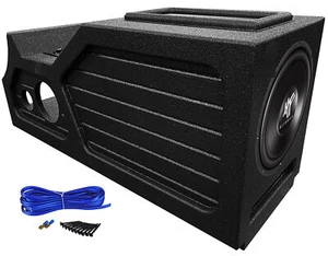 Hifonics 12" Subwoofer+Center Console Sub Box Enclosure For 2007-13 Chevy/GM - Picture 1 of 12