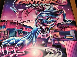 Steel Panther On The Prowl Ltd. Edition Pink Vinyl with Full Band signed insert - Picture 1 of 4