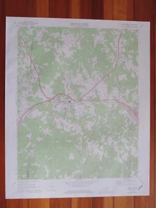 Crewe West Virginia 1977 Original Vintage USGS Topo Karte - Bild 1 von 1
