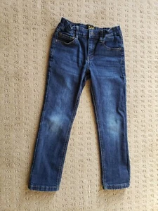 Lee Boys Skinny Fit Straight Leg Denim Jeans Stretch Size 7 Adjustable Waist  - Picture 1 of 5