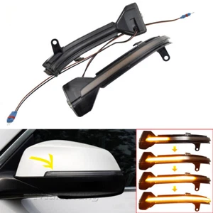 For BMW 5 6 7Series F10 F07 F06 F12 F01 F02 Dynamic LED Mirror Turn Signal Light - Bild 1 von 12