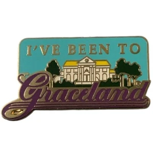 I've Been To Graceland Elvis Presley Mansion Travel Souvenir Pin - Picture 1 of 2