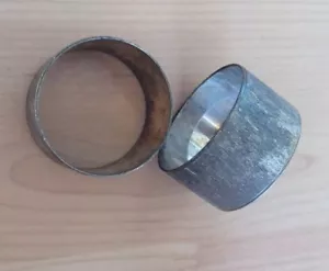 zwei Serviettenringe aus silber - Bild 1 von 4