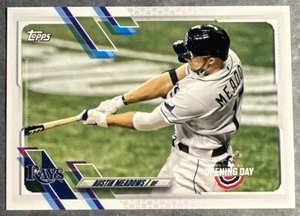 2021 Topps Opening Day Austin Meadows Tampa Bay Rays #130 - Picture 1 of 2