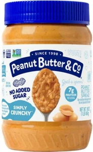 Peanut Butter & Co Simply Crunchy Peanut Butter - 16 oz (Pack of 6) - Picture 1 of 4