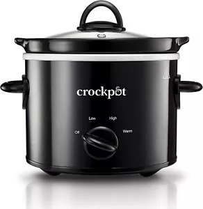 Crock Pot Slow Cooker Removable Easy Clean Ceramic Bowl 1.8 L Small Slow Cooke - Picture 1 of 7