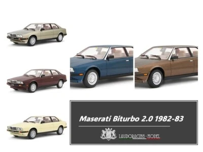 LAUDORACING 1/18 - MASERATI BITURBO 2.0 1982-83 - Immagine 1 di 4