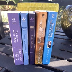 Lot Of 5 Amish Romance - Variety Of Authors - Imagen 1 de 2
