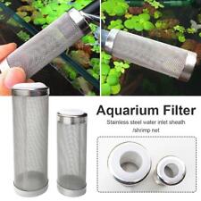 Fish Tank Filter Stainless Steel Inlet Case Mesh Shrimp Nets Filter L4Y3