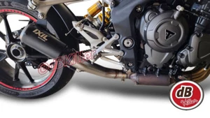 SILENZIATORE IXIL RB BLACK TRIUMPH SPEED TRIPLE 1200 RS RR 2021/2022 - CT4270RB - Foto 1 di 7