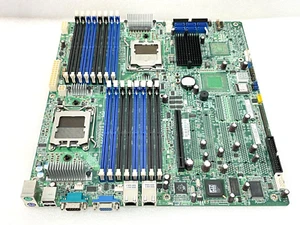 TYAN S2932 S2932G2NR-L-B DUAL Socket w/ B16x MEMORY SLOTS NO I/O SHIELD INCLUDED - Picture 1 of 13