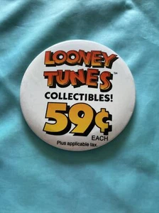 McDonald Looney Toons Pin  Back Button MD1-28 - Picture 1 of 3