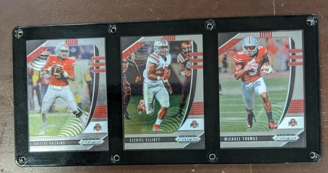 OHIO STATE BUCKEYES 3 CARD PLAQUE DWAYNE HASKINS EZEKIEL ELLIOTT MICHAEL THOMAS Cover