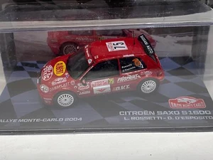 Citroen Saxo S1600 Rossetti 2004 Rally Montecarlo 1:43 Ixo Altaya Diecast - Imagen 1 de 1