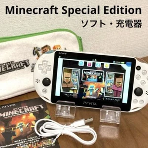【Near MINT】Playstation PS Vita Minecraft Special Edition PCHJ-10031 white Tested - Picture 1 of 20
