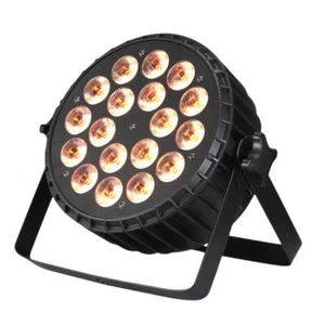 BECEN 18x18w rgbwa uv 6in1 LED Flat Par Can Light RDM DMX512 dj stage lighting - Picture 1 of 12