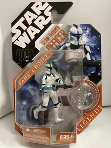 Star Wars Clone Trooper Ufficiale BLU 30° Anniversario Moneta Saga a Scelta dei Fan - Foto 1 di 14