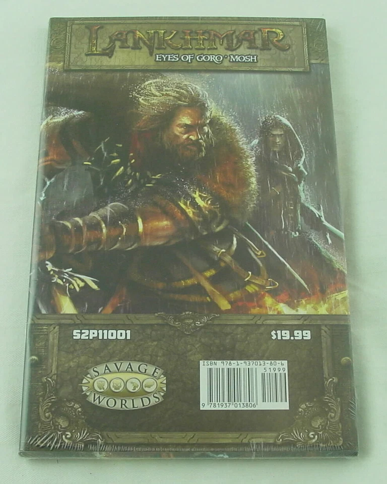 Lankhmar Eyes of Goro Mosh Adventure With GM Screen S2p11001 Savage Worlds RPG