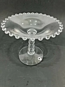 Imperial Glass Candlewick VTG candy dish clear 5" tall VGC - Picture 1 of 8