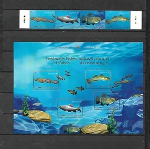 OMAN,2022, FISHES OF OMAN,  4v.+S/S,  MNH, NEW! - Picture 1 of 1