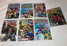 MARVEL TEAM-UP LOT-SPIDER-MAN-114 119 121 122 1241 127-MARK JEWELERS/NEWSSTAND