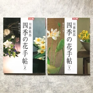 Flower Arranging Art KAWASE Toshiro Seasonal IKEBANA Asian Antiques Ceramics Tea - Imagen 1 de 20