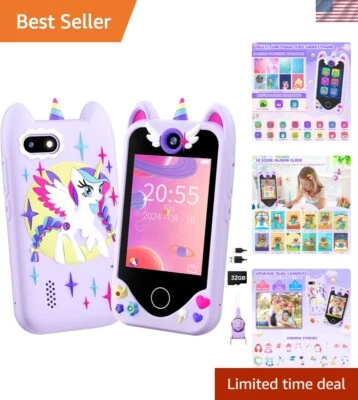 Teléfono inteligente multifuncional para niños - Juegos de aprendizaje y música para niñas de 3 a 6 años Foto 1 de 4