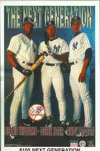 1997 NY Yankees Next Generation Jeter, Bernie, Pettitte Original Starline Poster - Bild 1 von 1