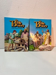 THE BIBLE STORY CHILDREN'S VOLUME 8-9 BY ARTHUR S. MAXWELL 1984 ILLUST PAPERBACK - Picture 1 of 15