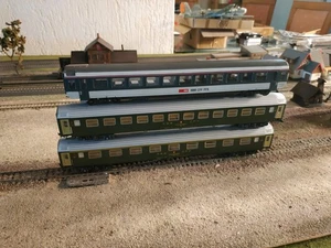 ROCO - LILLIPUT, SBB CFF FFS PASSENGER WAGONS, SCALE HO - Picture 1 of 17