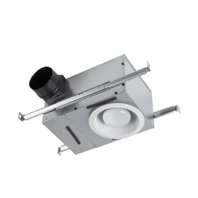 744 Recessed Light Ventilation Fan, 70 CFM, 1.5 Sones, White - Image 1 of 4