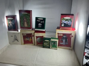 Star Wars Hallmark Christmas 10 boxes of ornaments. New 2 boxes has 2 minis. - Picture 1 of 3