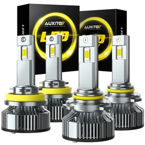 9005 H11 Kit de conversión de bombillas de faros LED de 2 lados haz alto bajo blanco brillante - Imagen 1 de 16